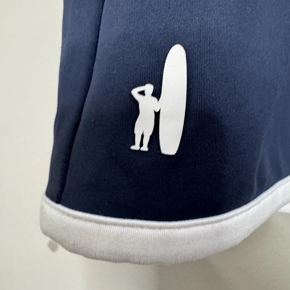 Johnnie-O Womens Gabby Performance Skirt Skort Navy White SZ L 124th U.S Open NW